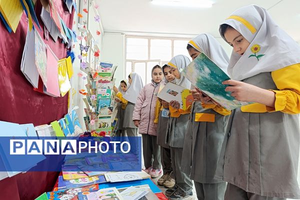 اختتامیه هفته کتاب در مدرسه ایران قرچک 