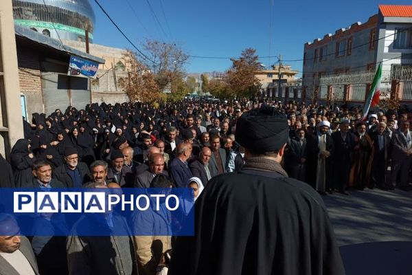 راهپیمایی جمعهٔ خشم در شهرستان نورآباد