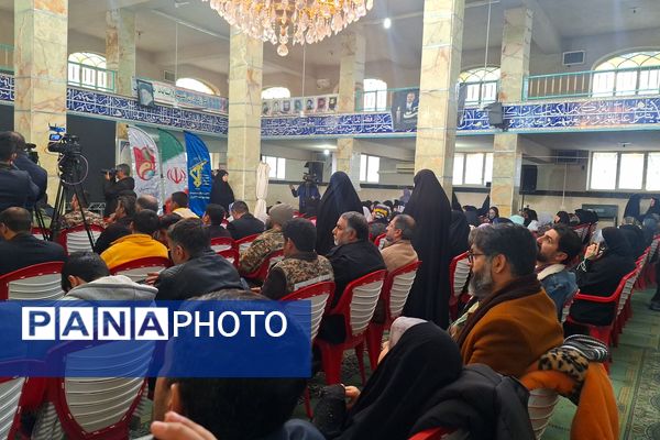 مراسم بزرگداشت سردار شهید حاج قاسم سلیمانی در گلزار شهدا شیراز 