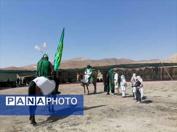 مراسم تعزیه خوانی در روز اربعین حسینی در شهر بار
