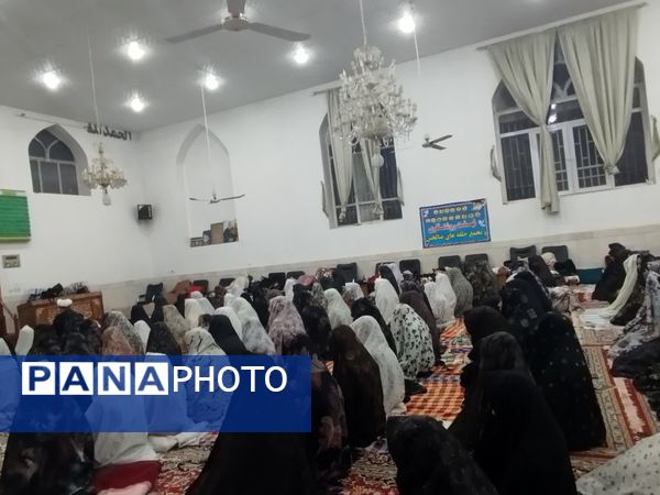 مراسم اعتکاف در مسجد روستای مهدی آباد خلیل آباد
