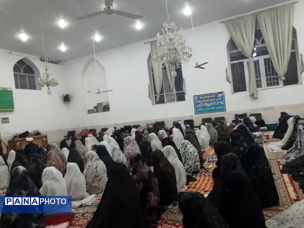 مراسم اعتکاف در مسجد روستای مهدی آباد خلیل آباد