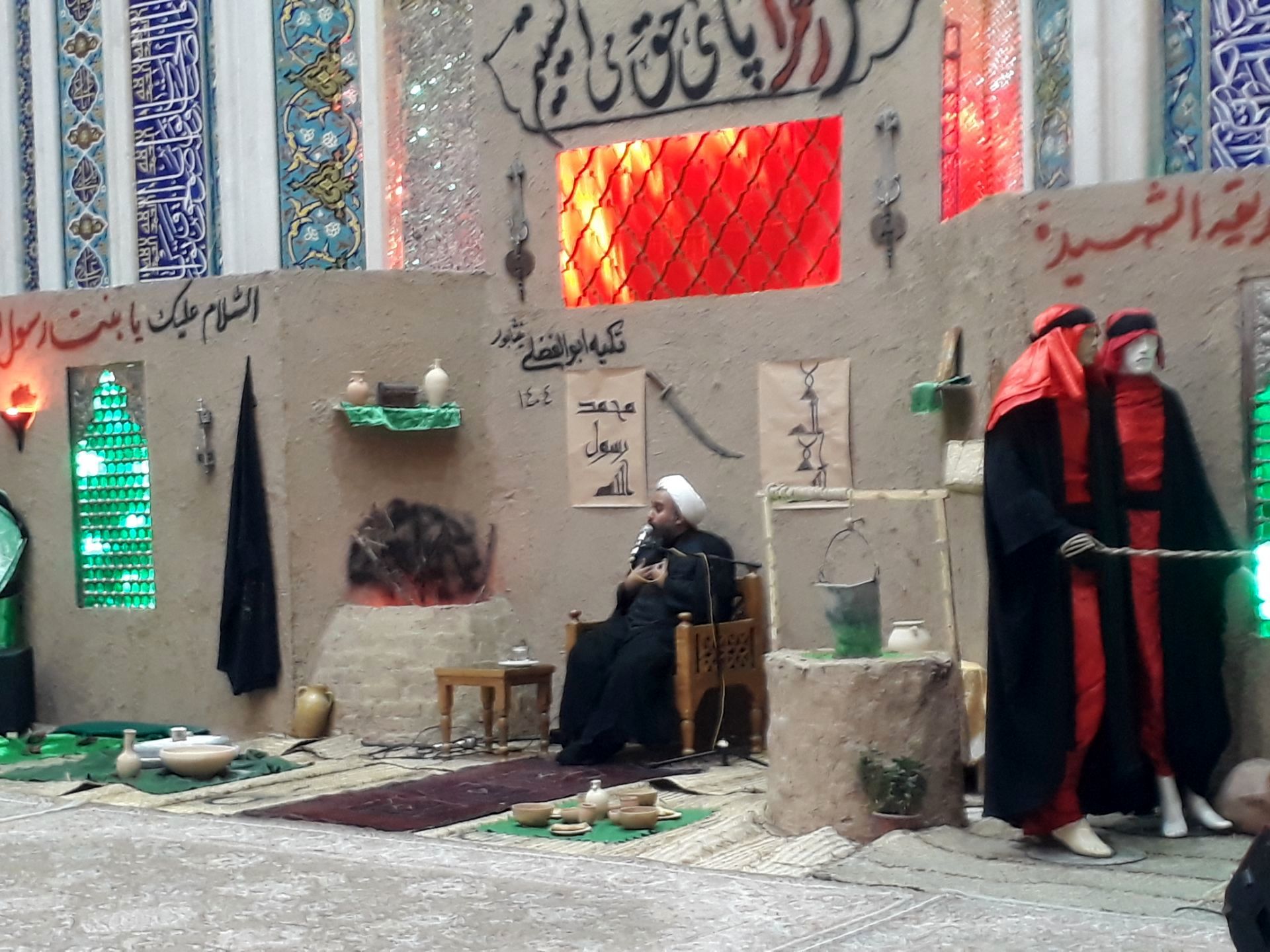 عزاداری دهه دوم فاطمیه در تکیه ابوالفضلی 