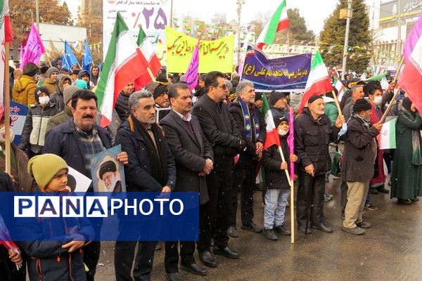 راهپیمایی باشکوه ۲۲ بهمن ماه شهرستان بجنورد 