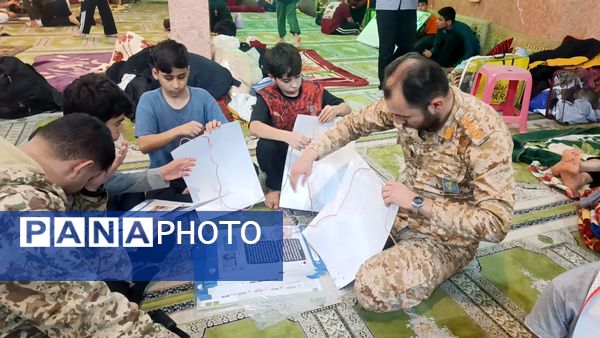 جلوه‌هایی از اعتکاف پسران آشخانه 