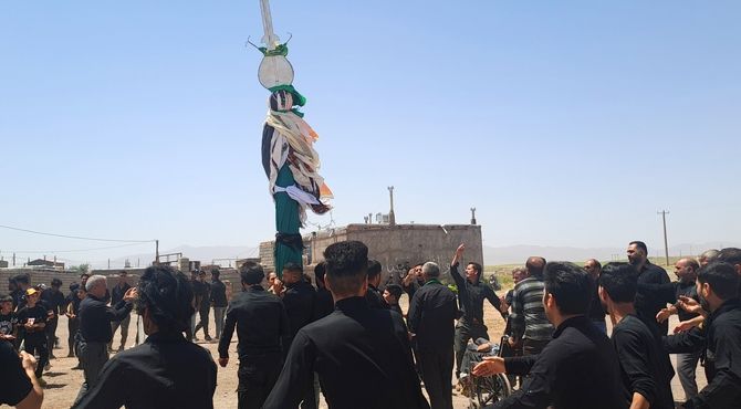 آیین سنتی" حسن حسین " در روستای حسن آباد بلهر 