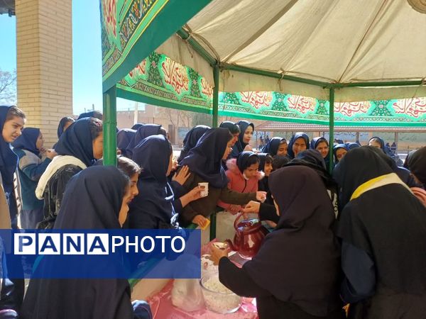 برپایی موکب حضرت فاطمه(س) در دبیرستان ام هانی