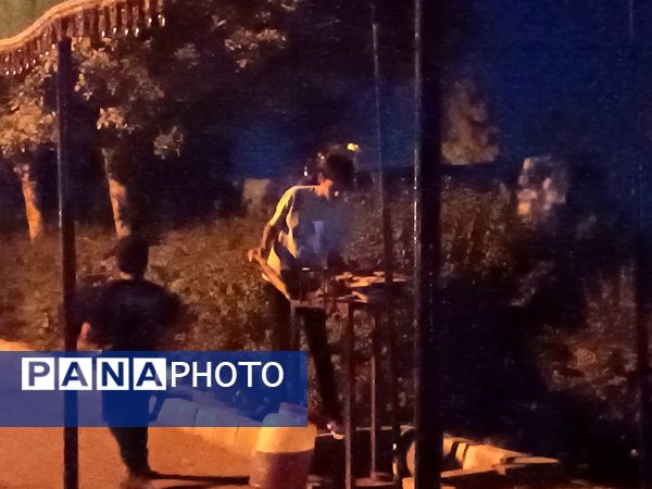 گذری بر آماده سازی موکب های راهپیمایی جاماندگان اربعین نیشابور 