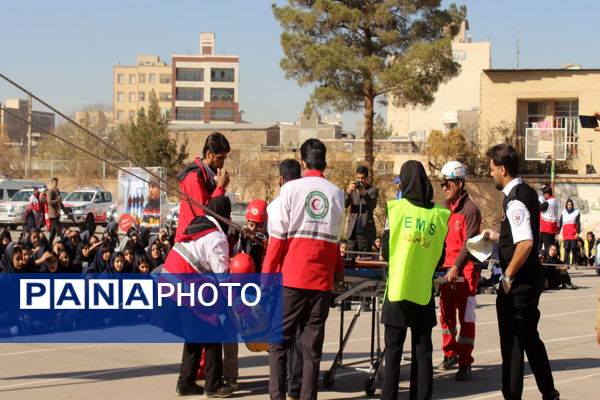 برگزاری مانور زلزله و ایمنی در کرمان