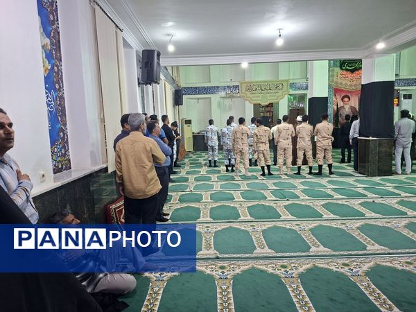 مراسم ارتحال حضرت امام خمینی (ره) در جزیره بوموسی 
