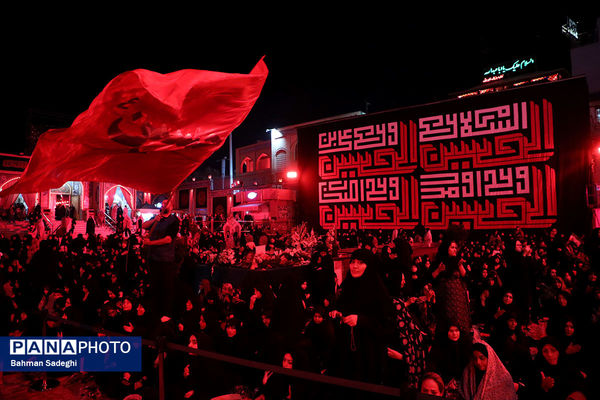 مراسم عزاداری شب تاسوعای حسینی (ع) در آستان امامزاده صالح(ع)