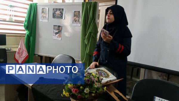 سوگواره امام موسی کاظم (ع) در آموزشگاه فرزانگان ملارد 