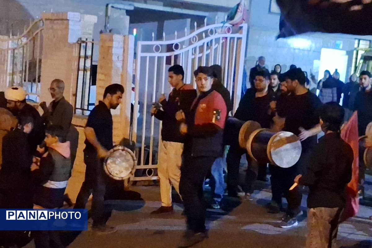 مراسم عزاداری حضرت زهرا (س) در محله ریاستی شیراز