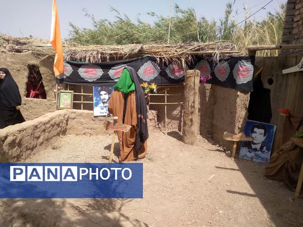 نمایشگاه «غنچه‌های خونین» شهر جعفریه قم 