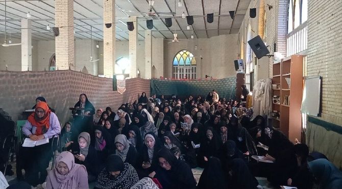 لبیک مردم حاجی آباد به نوای امام حسین (ع)