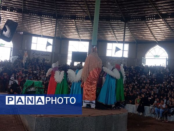 آیین سنتی شبیه خوانی اربعین حسینی در احمدآباد میانجلگه