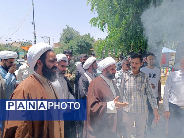 بازگشت امام جمعه از سفر مکه و استقبال گرم مردم فارسان
