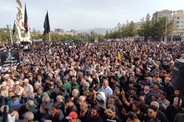 وداع آخر مردم خراسان جنوبی با شهید جمهور