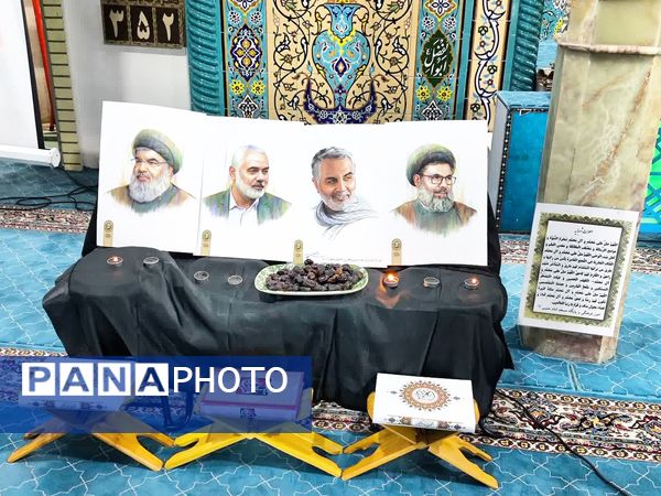 برگزاری مراسم شهرستانی به‌مناسبت تدفین شهیدان نصرالله و صفی‌الدین در شهرستان فیروزکوه