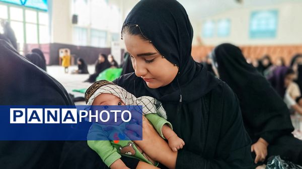  مراسم شیرخوارگان حسینی در شهرستان مارگون