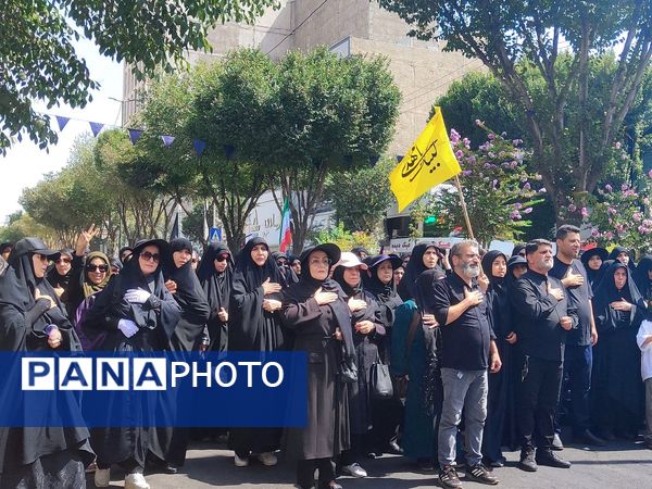 فردیس میزبان پیاده‌روی پرشور جاماندگان اربعین شد