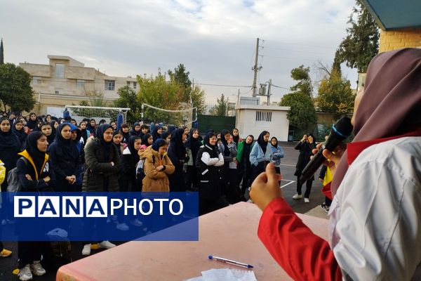 مانور زلزله و ایمنی در مدارس دخترانه ناحیه 3 شیراز