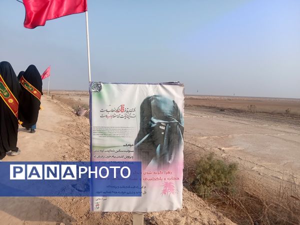 بازدید دانش آموزان خادم الشهدا از طلائیه 