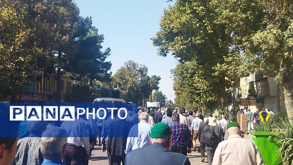 راهپیمایی بشارت نصر در نیشابور 