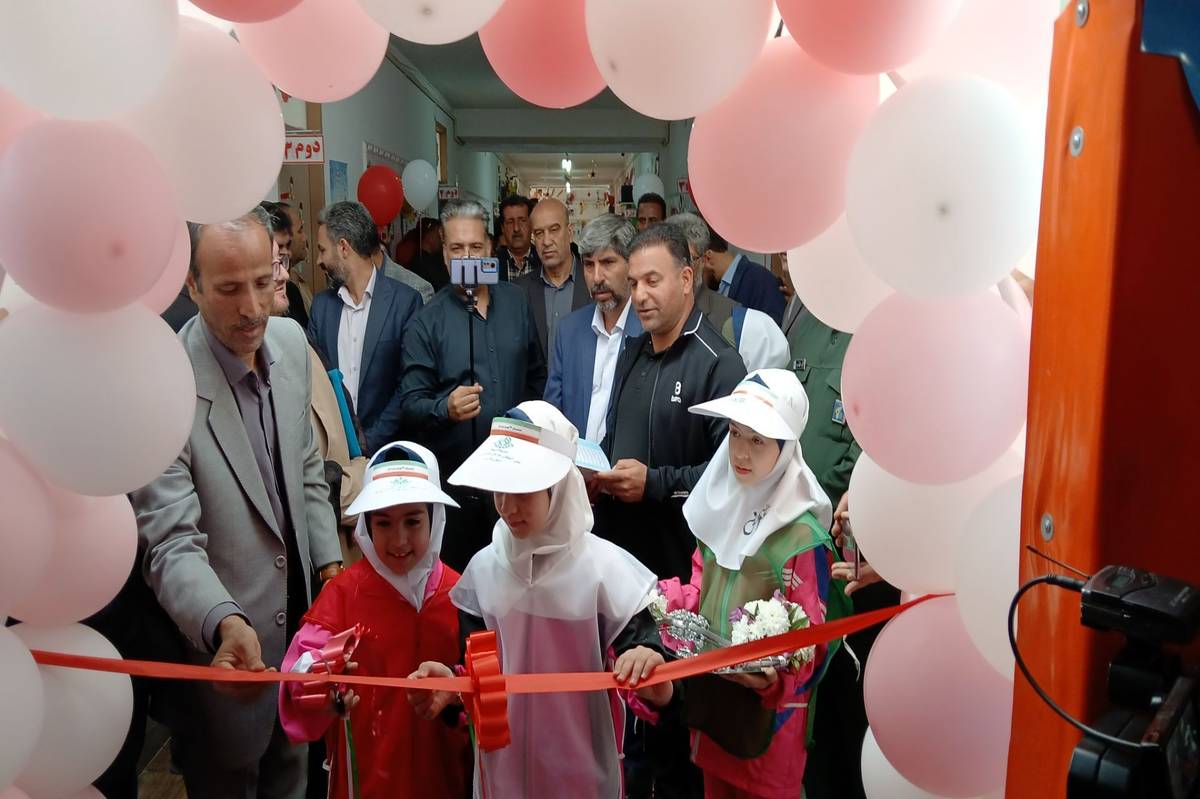 افتتاح همزمان پروژه های ملی ورزشی میدان همدلی کشور از شهرستان آباده استان فارس