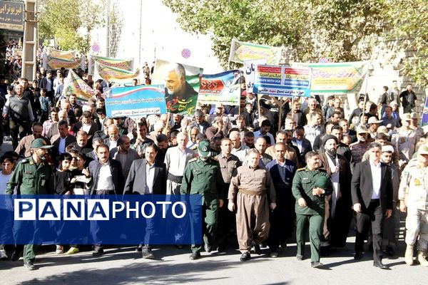 فریاد استکبار ستیزی در منطقه اورامانات