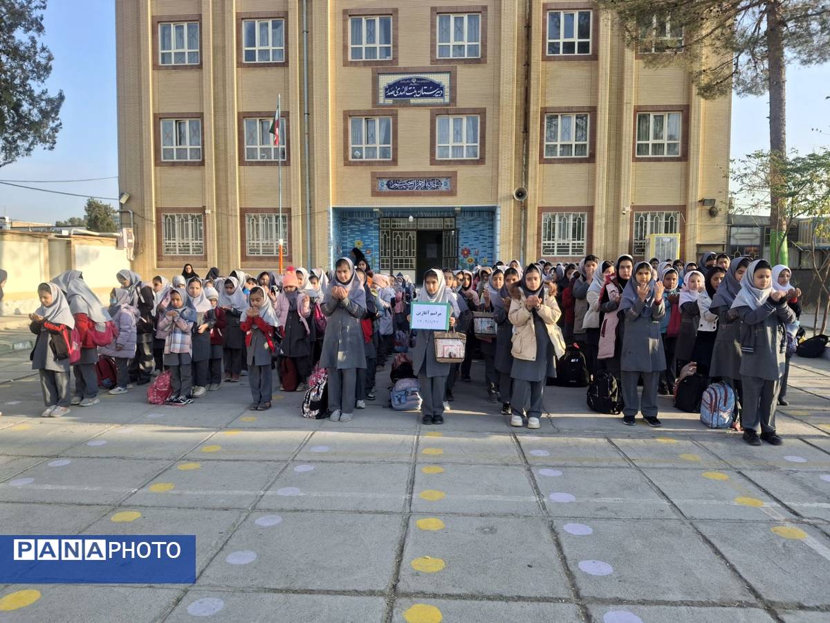 مراسم صبحگاه در شهرستان کاشمر