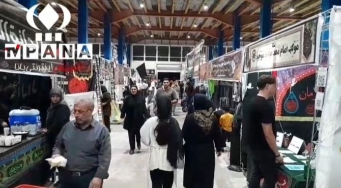 بازدید شبانه از موکب‌های شهر ایلام 