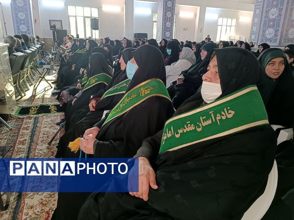 آیین گرامیداشت وفات حضرت ام البنین(س) و تکریم مادران و همسران شهدای شهرستان قدس