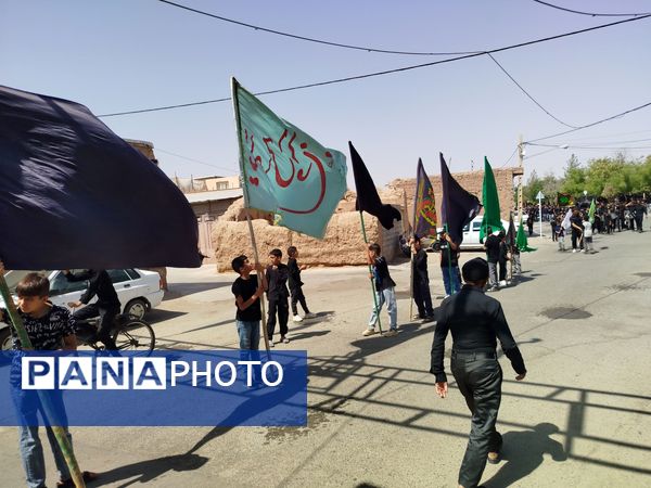 حضور پر شور کودکان و نوجوانان روستای فدافن در هیئت‌ها