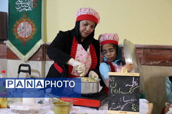 مسابقه آشپزی در مدرسه یاس نبی رباط‌کریم