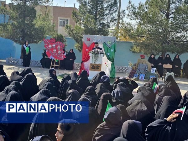 تشییع باشکوه شهید گمنام درسطح مدارس مه ولات