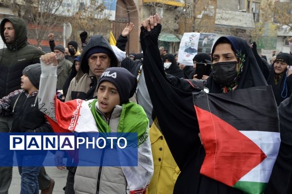 راهپیمایی جمعه نصر در نیشابور