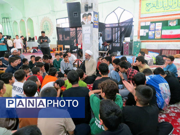 اعتکاف دانش‌آموزان مسجد انقلاب شهرستان بجنورد 