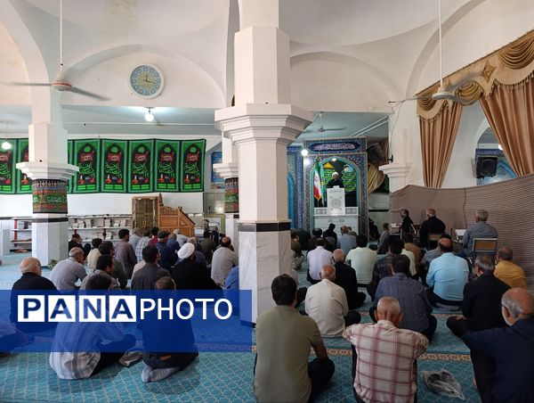 نماز عبادی سیاسی جمعه به امامت امام جمعه موقت شهرستان خلیل آباد
