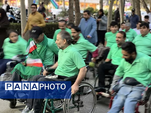همایش بزرگ ویلچر رانی در جشنواره خانواده ورزش مشهد