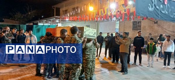 استقبال از شهید گمنام در شهرستان علی‌آباد کتول