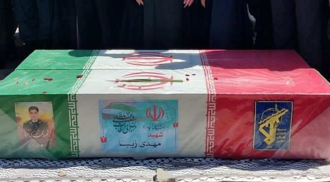 مراسم تشییع شهیدان اقتدار ملی در خراسان جنوبی