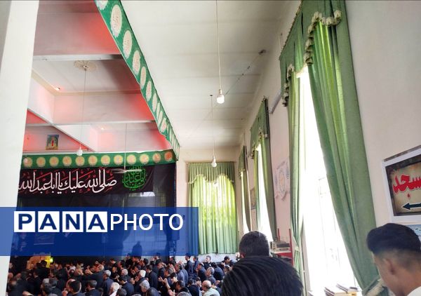 مراسم عاشورای حسینی در مسجد شهدای گمنام نیشابور 