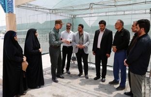 بازدید مشاور سازمان دانش‌آموزی‌ از محل برپایی موکب‌های سازمان دانش‌آموزی در مرز شلمچه