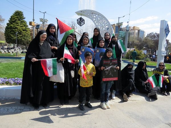 راهپیمایی روز قدس در شهرستان بجنورد 
