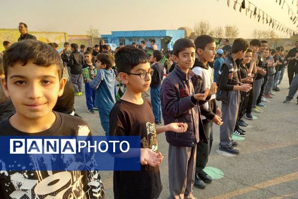 مراسم سوگواری حضرت فاطمه در دبستان هدایت ۲