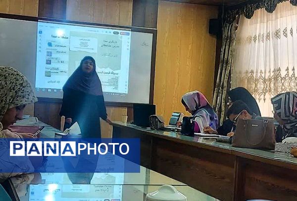جلسه اول دوره بازیگری صدا در خبرگزاری پانا آذربایجان شرقی