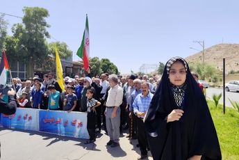 راهپیمایی جمعه‌های خشم و نصر در شهرستان آباده 