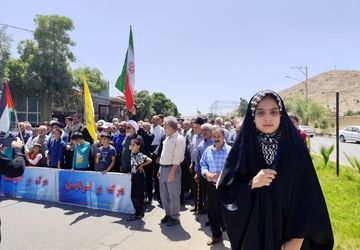 راهپیمایی جمعه‌های خشم و نصر در شهرستان آباده 