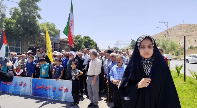 راهپیمایی جمعه‌های خشم و نصر در شهرستان آباده 
